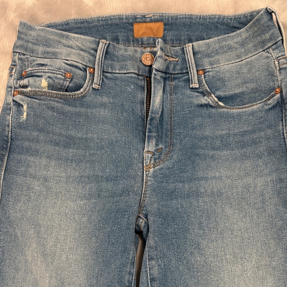 MOTHER Light Blue Skinny Jeans